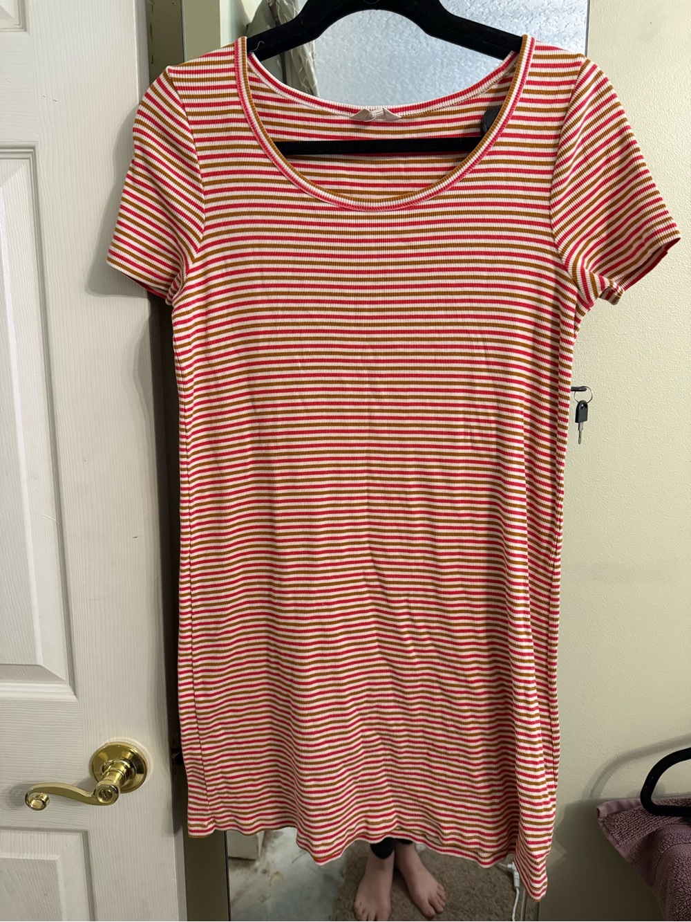 Madewell Striped Tee Dress